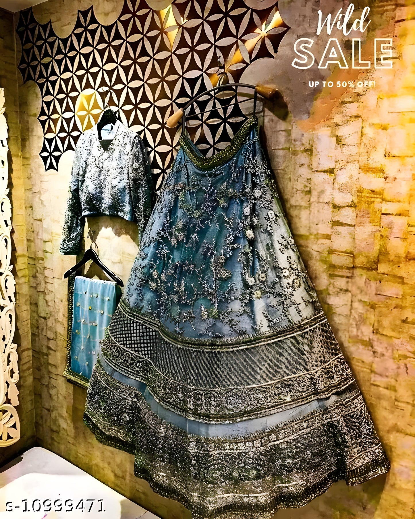 NEW FASTIVAL /WEDDING/PARTY WEAR LEHENGA