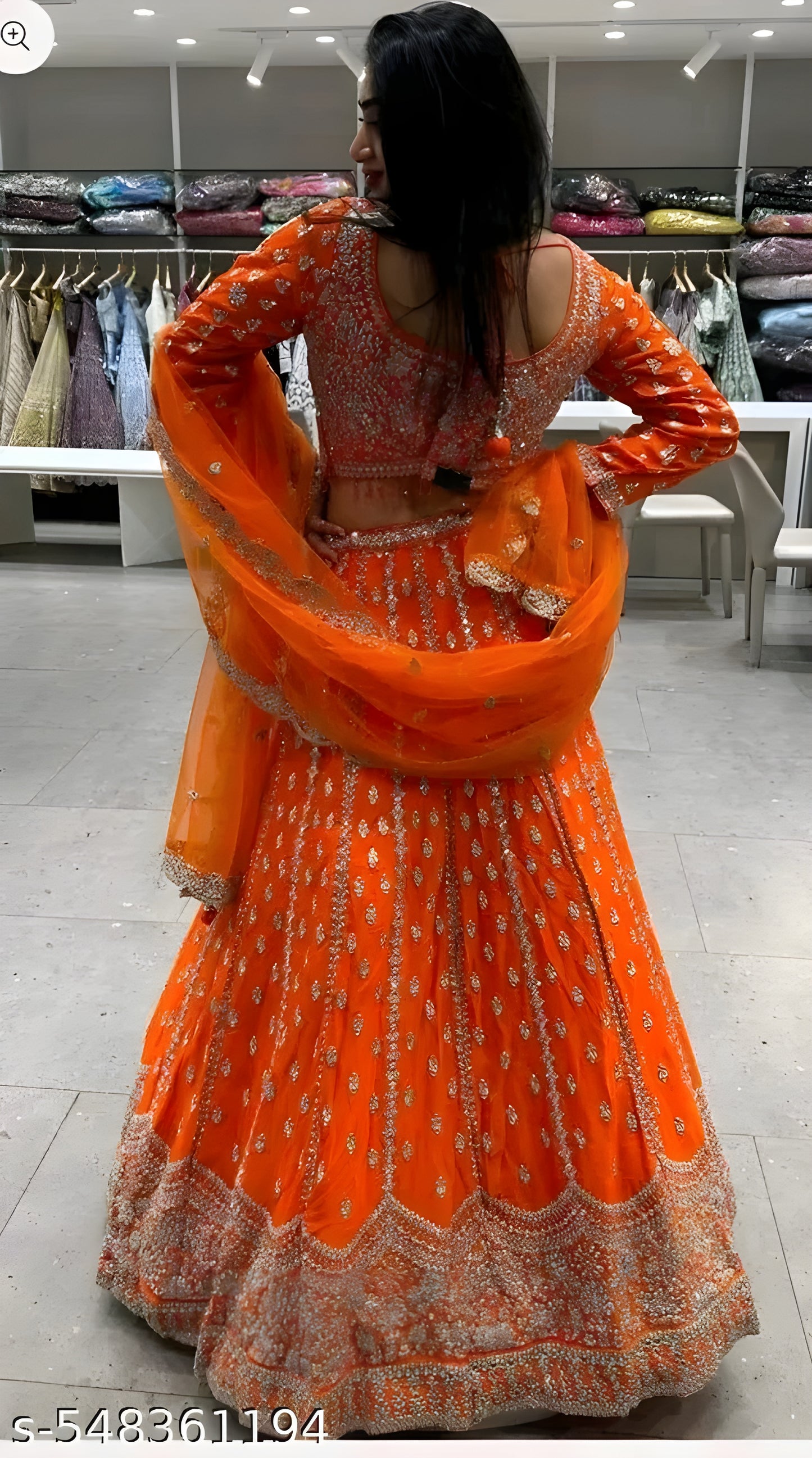 Orange Lehenga Choli and Designer Lehenga