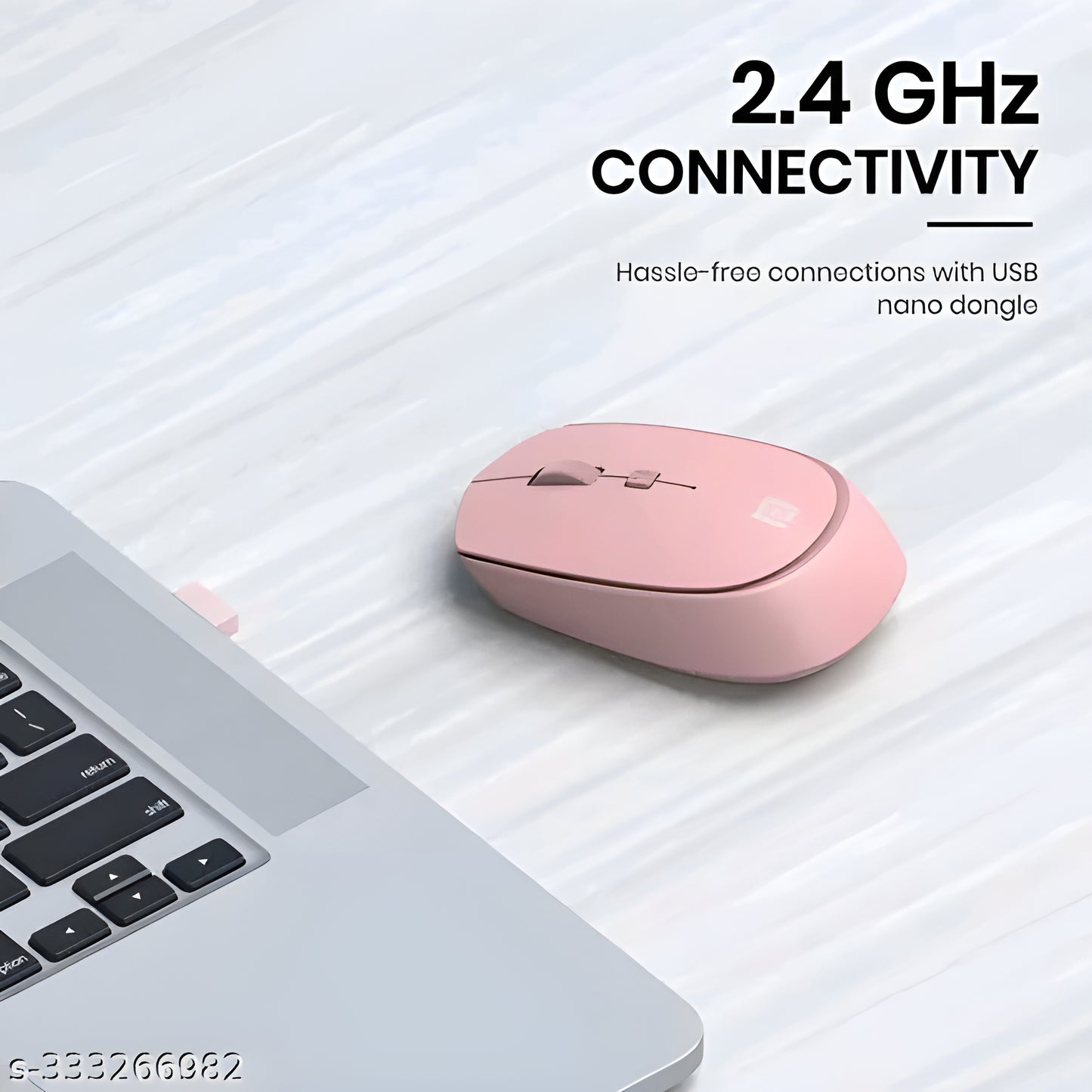 Portronics Toad 23 — Wireless Optical Mouse (White)