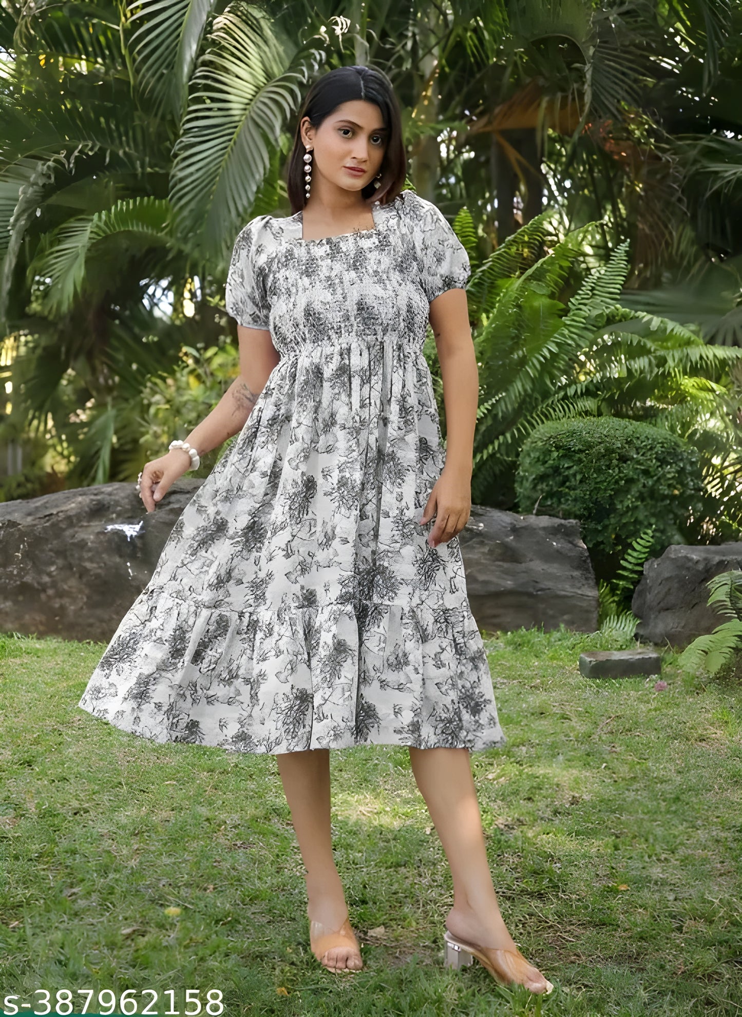 New Looking Dress Women Fit and Flare Dress