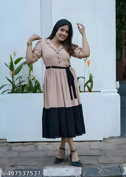 Chikku Belt Flare Dress Belt, Ladies Western Dress