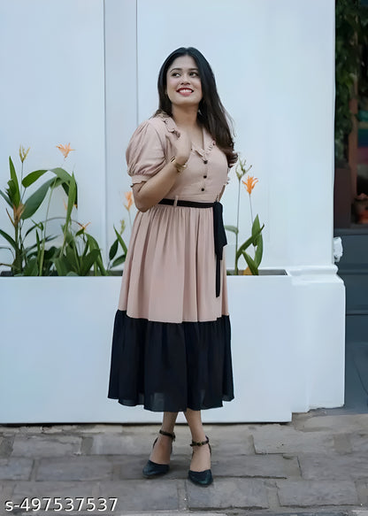 Chikku Belt Flare Dress Belt, Ladies Western Dress