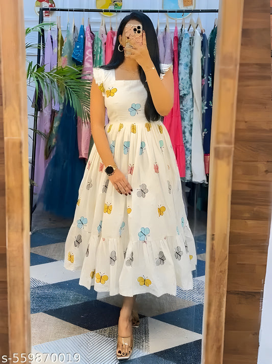 Stylish Western Frock || Dress for Parties || Butterfly's Western Frock || Fancy Attire For Party || Girl's &amp; Women's Frock || #LAtest