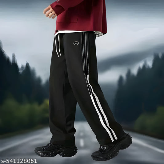 Men's Streetwear Trackpants in Poly-Spandex