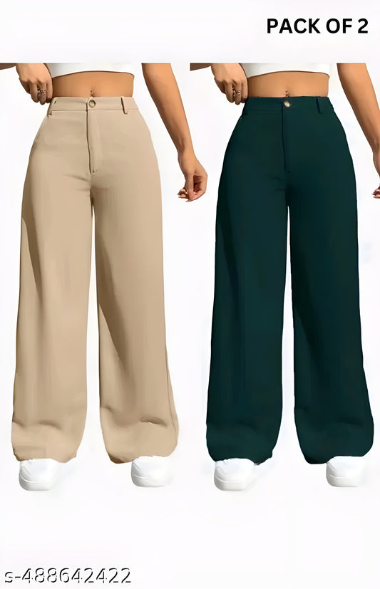 Women's Loose Fit Trousers &amp; Pants Relaxed Fit Women's Pants &amp; Trousers Casual Loose Pants for Women Comfortable
