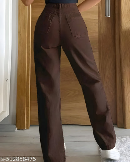 High-Waist Wide Leg Jeans for Women