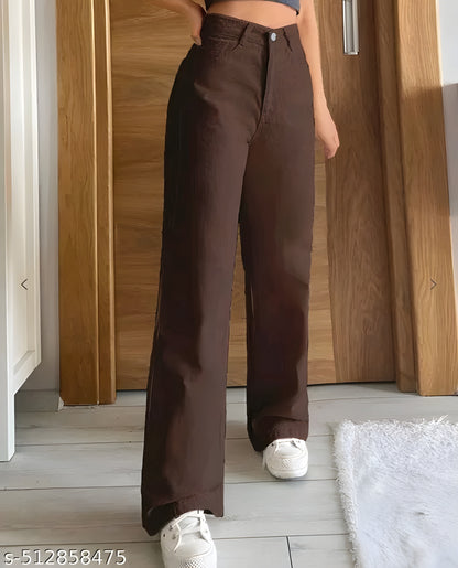 High-Waist Wide Leg Jeans for Women