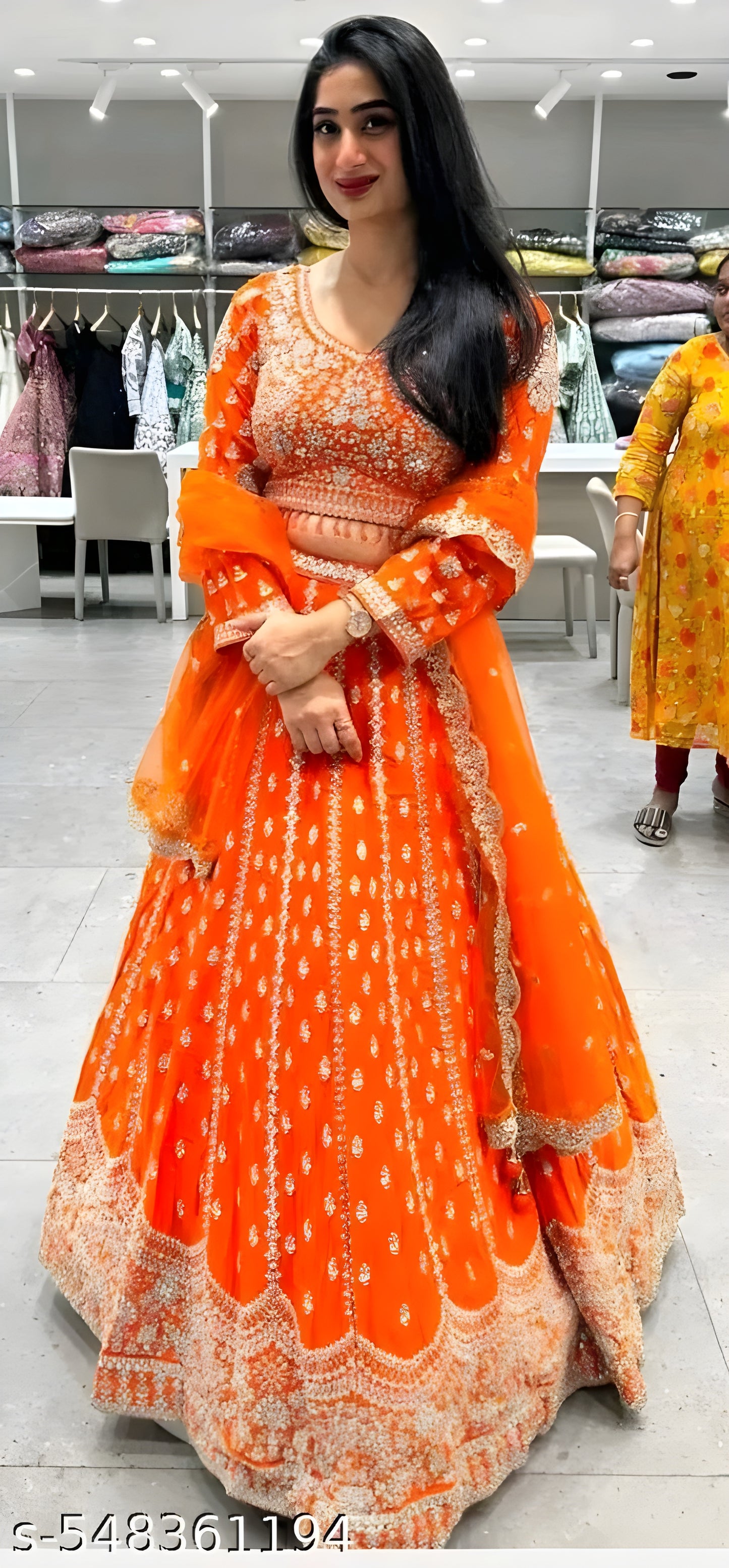 Orange Lehenga Choli and Designer Lehenga