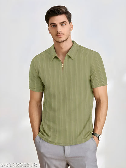 BURRMELLOW Men Fashion Polycotton T-Shirt