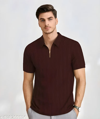 BURRMELLOW Men Fashion Polycotton T-Shirt