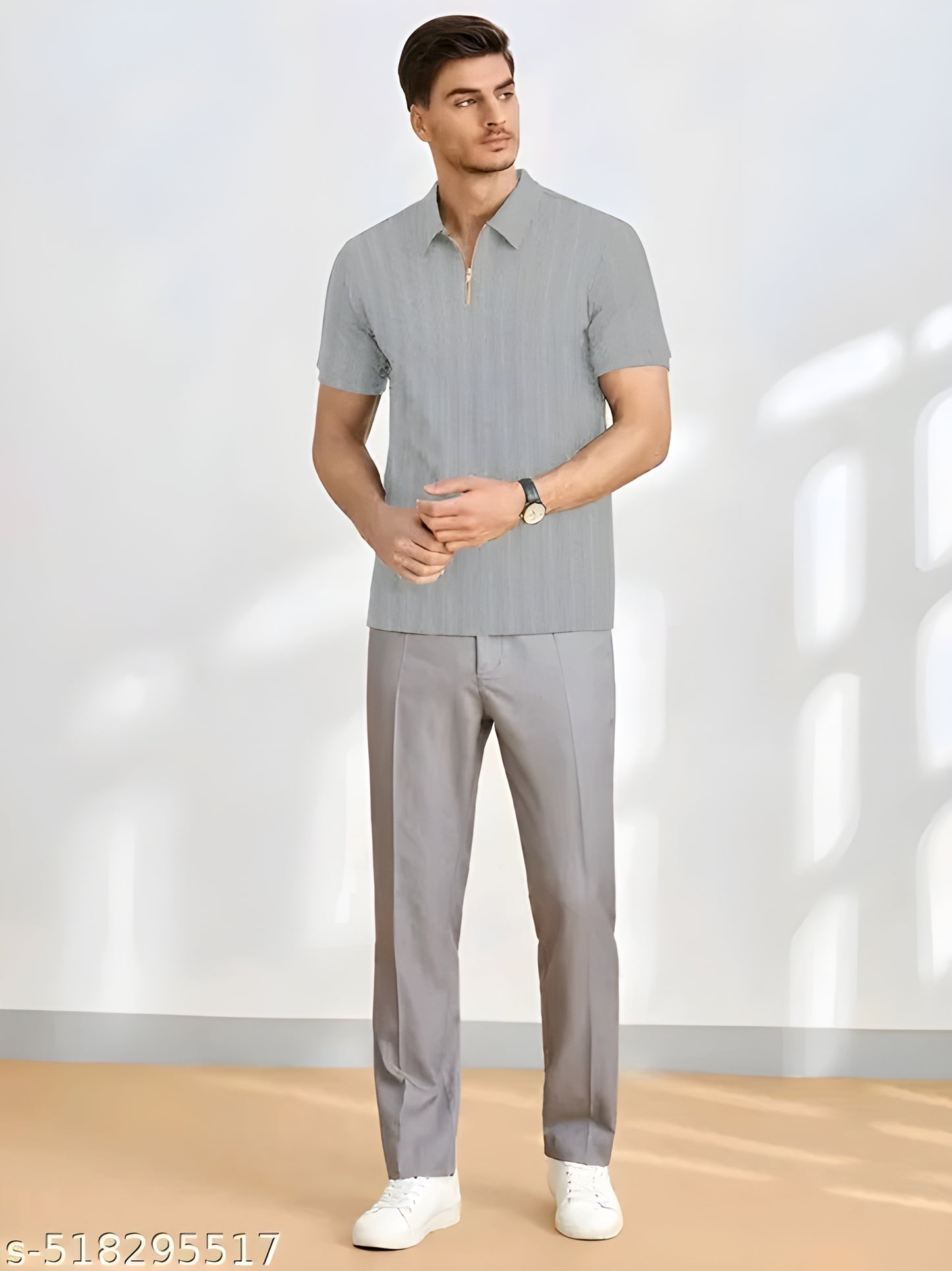 BURRMELLOW Men Fashion Polycotton T-Shirt