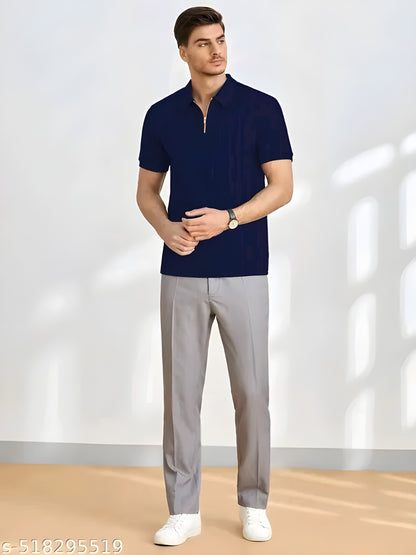 BURRMELLOW Men Fashion Polycotton T-Shirt