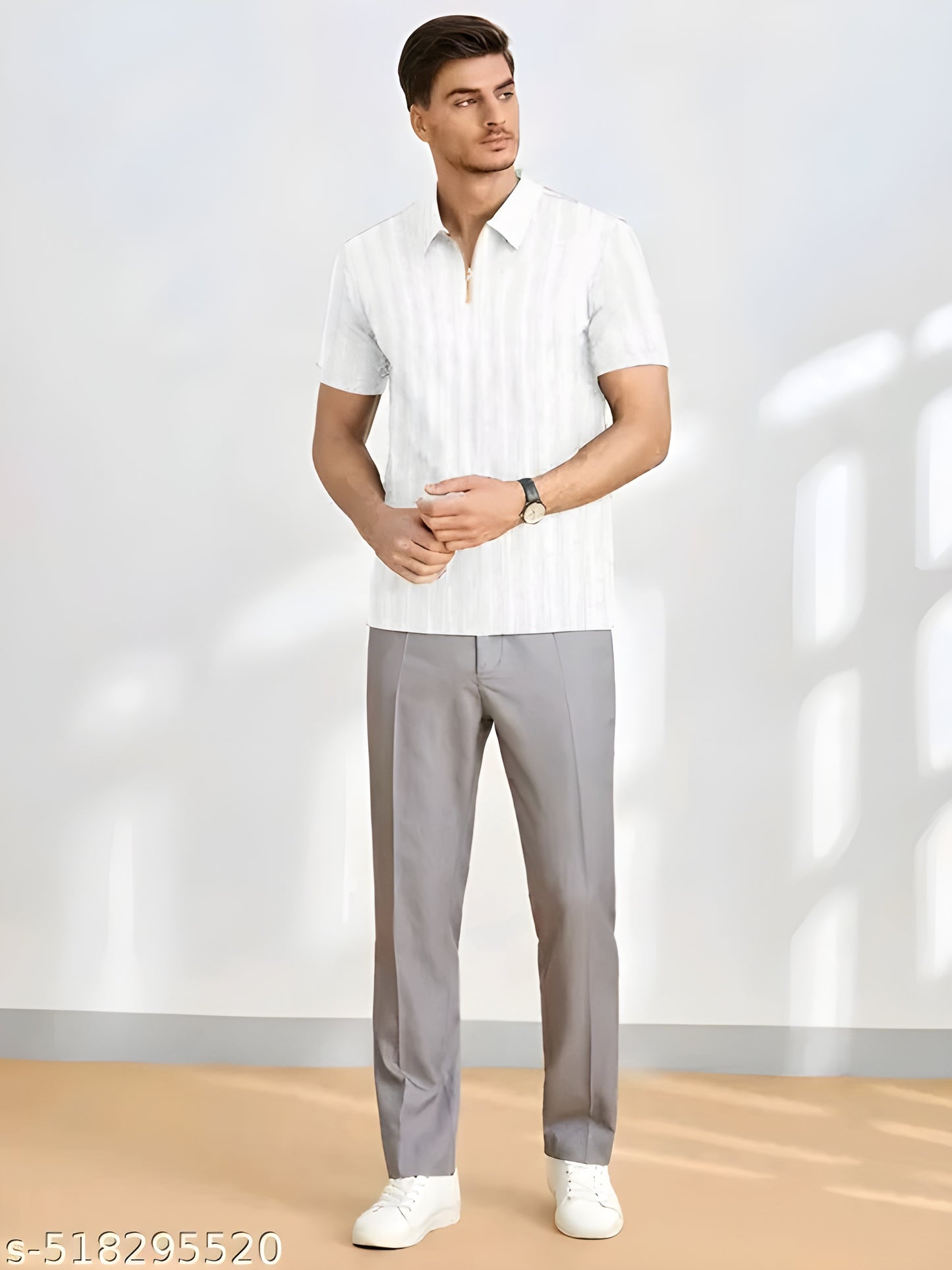 BURRMELLOW Men Fashion Polycotton T-Shirt