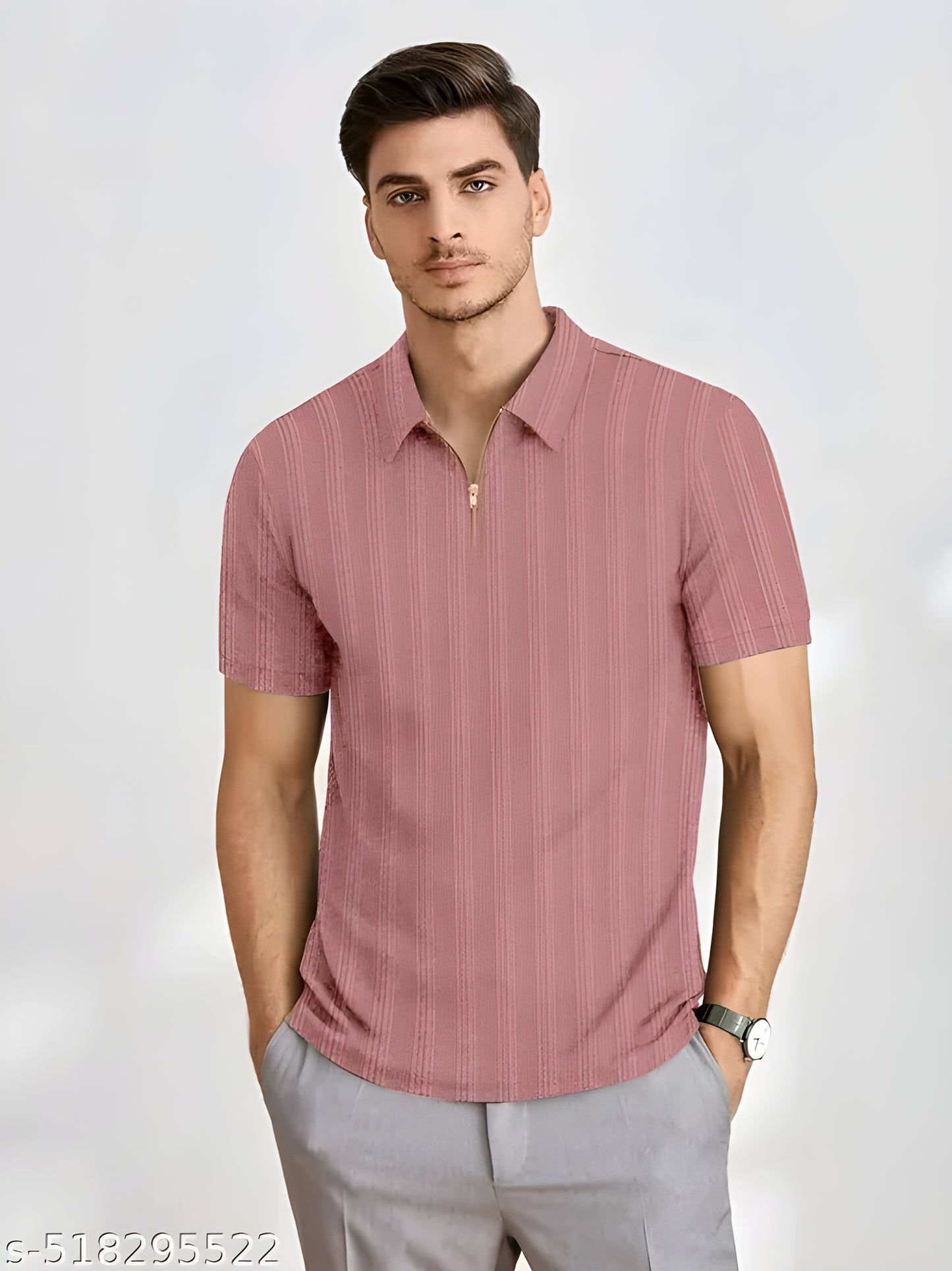 BURRMELLOW Men Fashion Polycotton T-Shirt