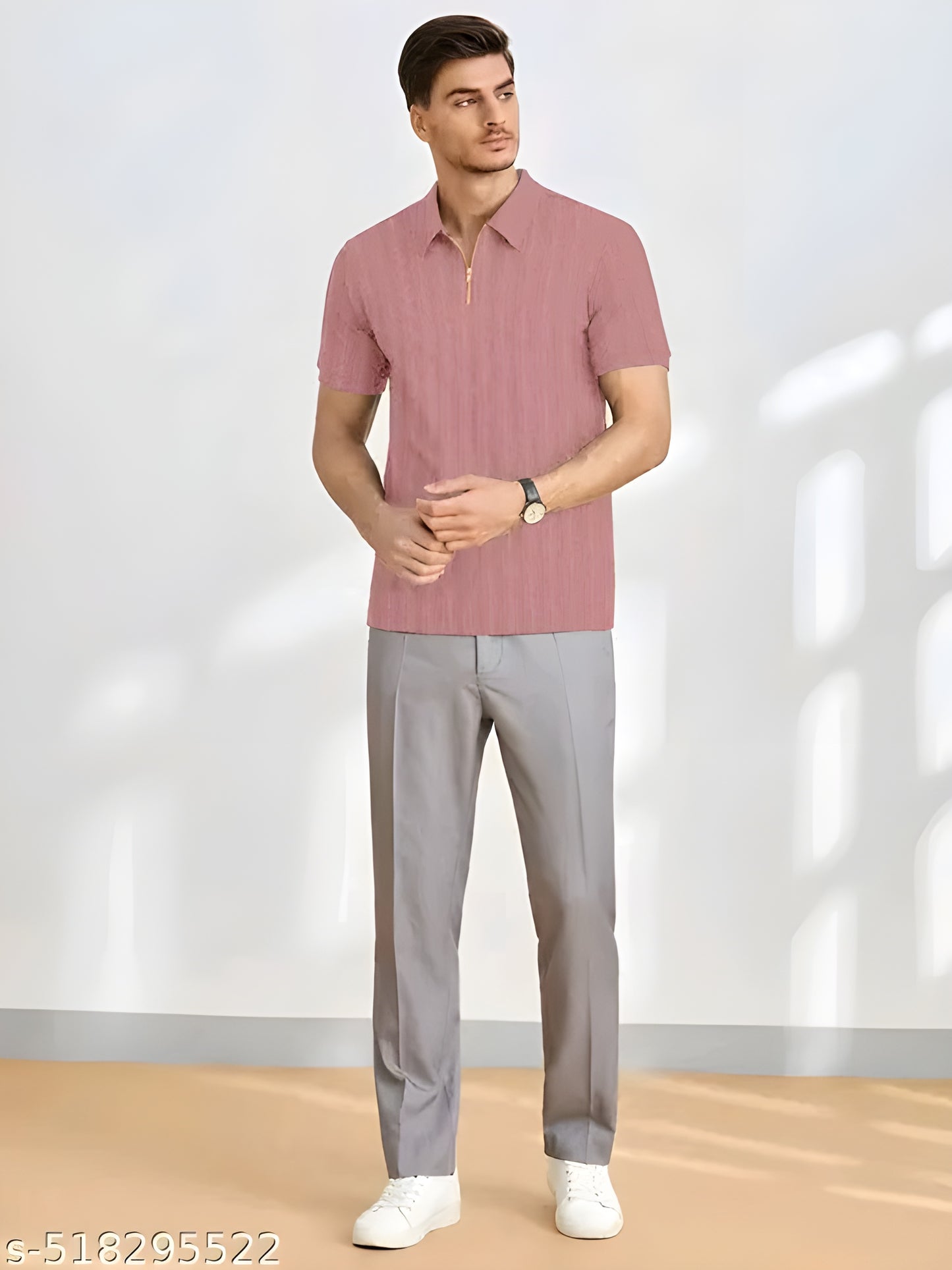 BURRMELLOW Men Fashion Polycotton T-Shirt