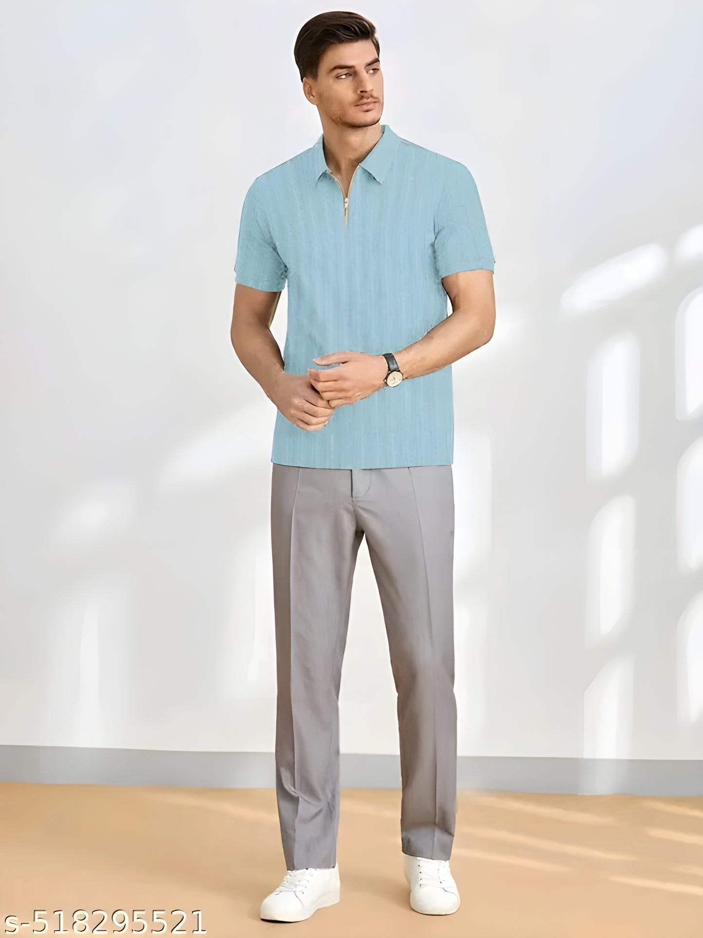 BURRMELLOW Men Fashion Polycotton T-Shirt