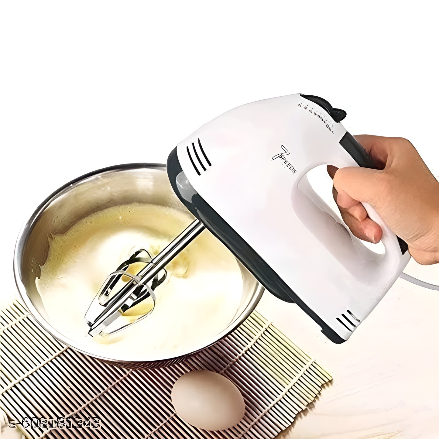 Electric Hand Mixer – 260W High-Speed Beater with 7-Speed Control