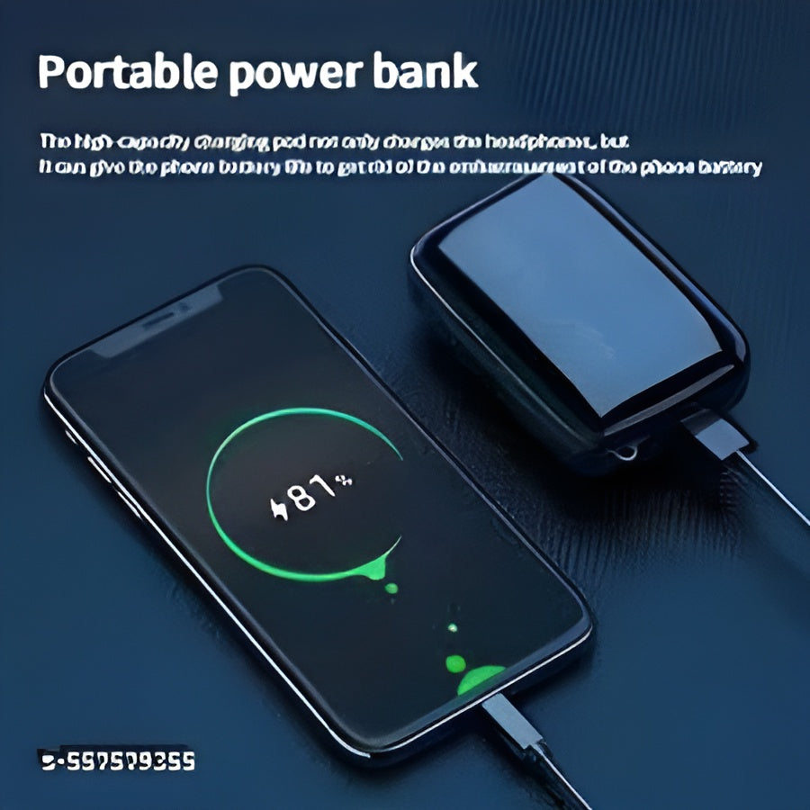 M19 HD LED Display True Wireless Earbuds (Black)