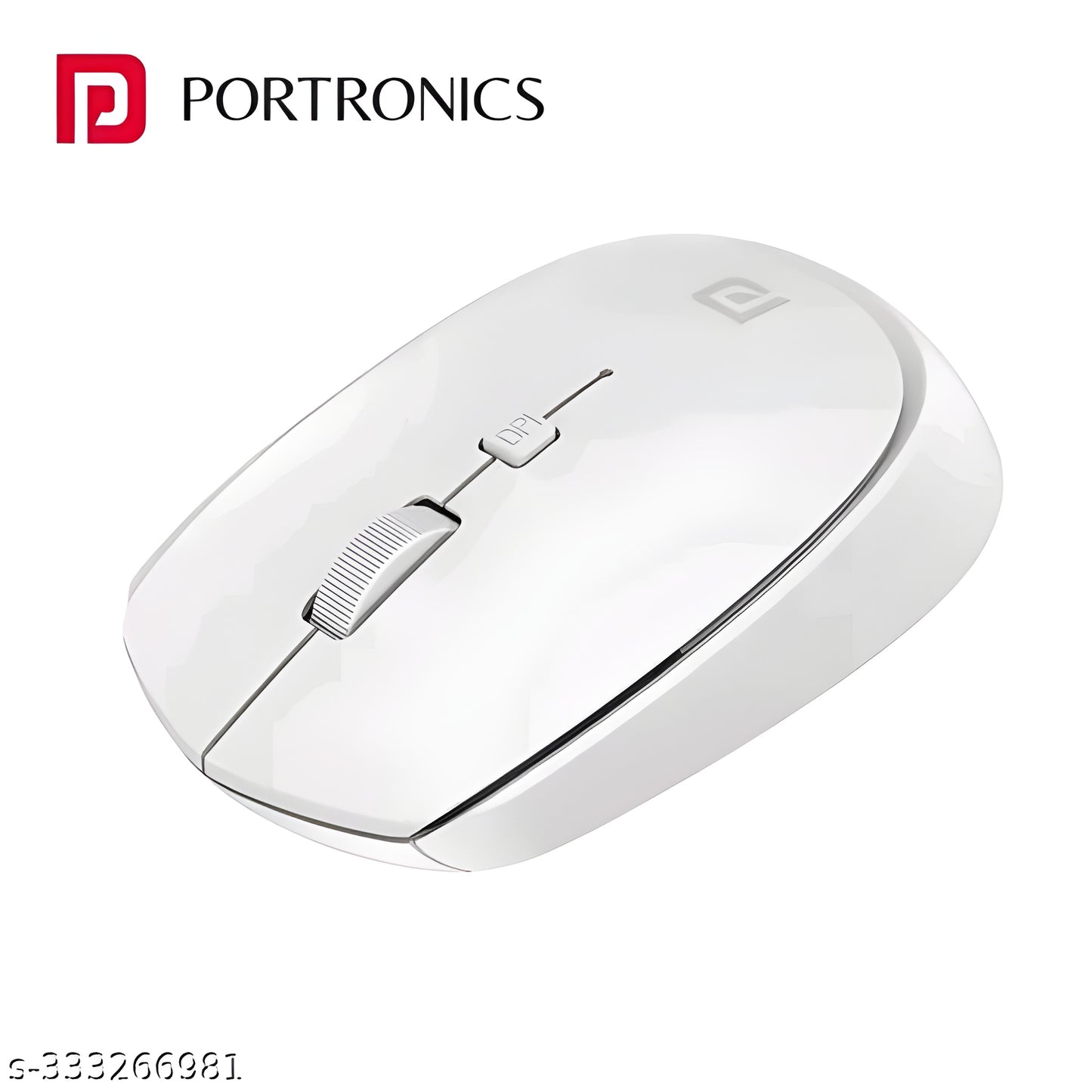 Portronics Toad 23 — Wireless Optical Mouse (White)
