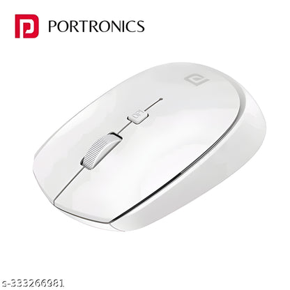 Portronics Toad 23 — Wireless Optical Mouse (White)