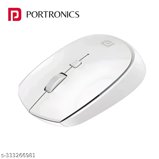 Portronics Toad 23 — Wireless Optical Mouse (White)