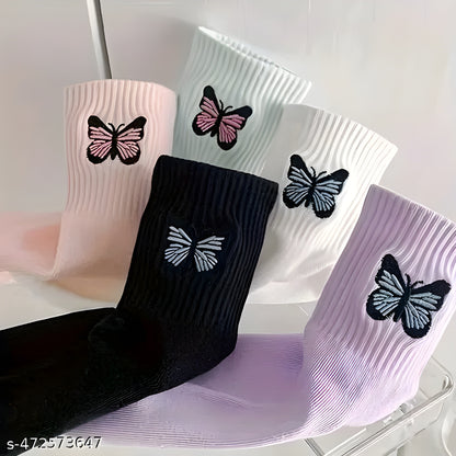 bahuzo — Trendy Ankle Length Socks for Girls &amp; Women (Combo of 5 Pairs)