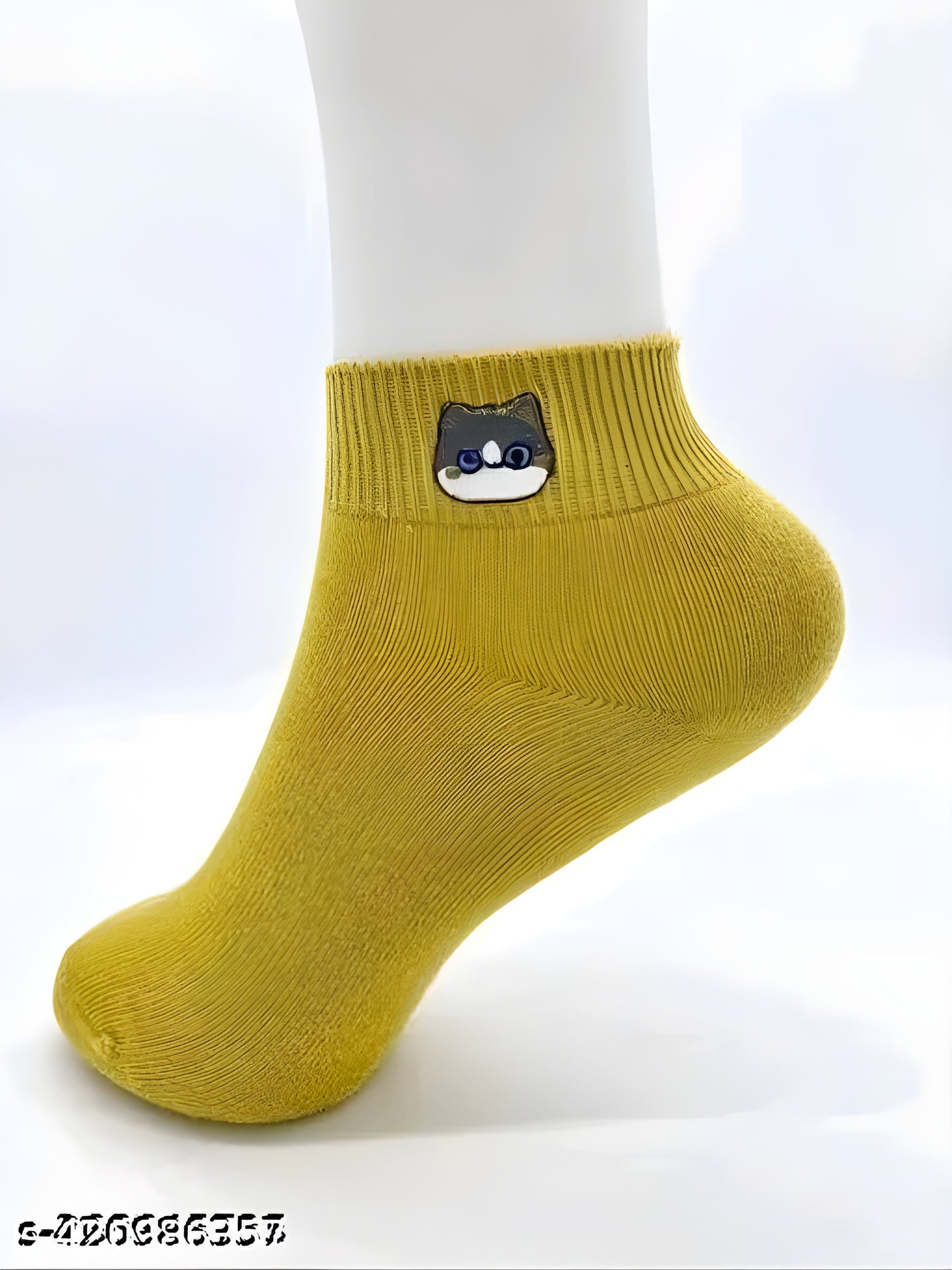 Pack of 4 Colorful Ankle Length Socks for Girls &amp; Women – By Bracevor