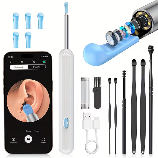 Smart Visual Ear Wax Cleaner (Wi-Fi Otoscope)