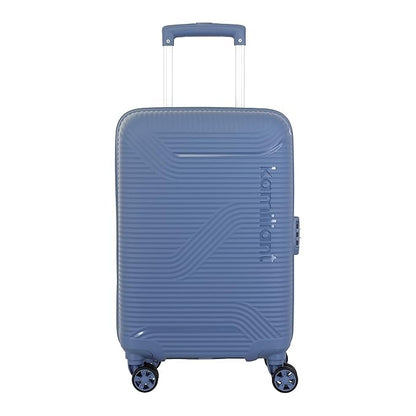 American Tourister Kamilant 68 cm Hard Shell Double Spinner Suitcase (Blue) – Polycarbonate, 2PC Set (C+M), Nexus DW Series