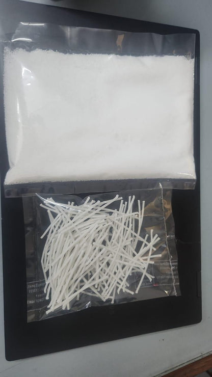 Pearl Soy Wax for Custom Candles 200gram+ 50Wicks