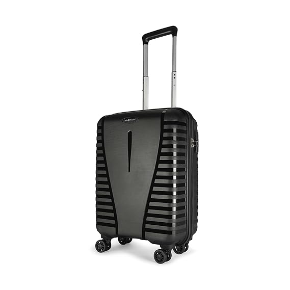 Aristocrat Polycarbonate AIRPRO Hard Shell Spinner Suitcase 55 JBK + Cadet DF 62 RED, 55 cm