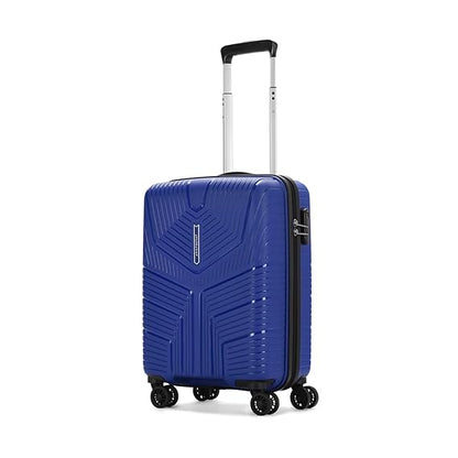 Aristocrat Prime 55 cm Cabin Trolley (Blue) – Polypropylene, 8-Wheel Spinner, 7-Year Warranty
