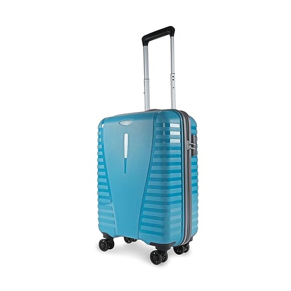 Aristocrat Polycarbonate AIRPRO Hard Shell Spinner Suitcase 55 JBK + Cadet DF 62 RED, 55 cm