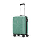 Aristocrat 55 cm Travel Hard Case Luggage (Green) – Lightweight Cabin Bag with Combination Lock &amp; 7 Years Warranty