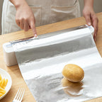 Magnetic Food Wrap Dispenser with Sliding Cutter