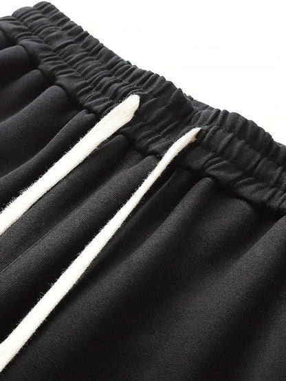 Men's Solid Drawstring Track Pant Combo of 2