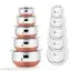 Copper Bottom HANDI WITH LID SIZE: 1.500L,1.100L,0.800 L,0.600 L,0.400 L, 5 Pieces