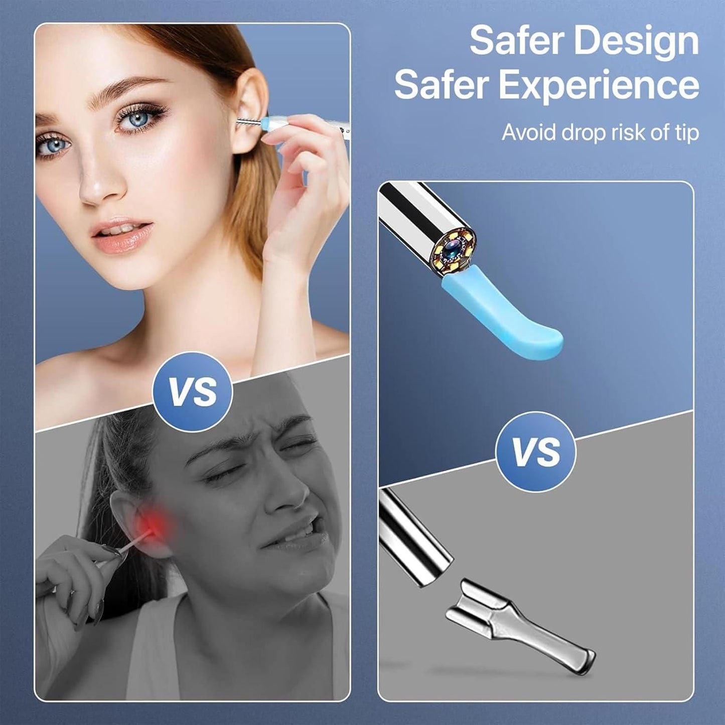 Smart Visual Ear Wax Cleaner (Wi-Fi Otoscope)