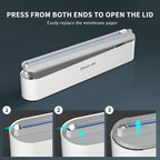 Magnetic Food Wrap Dispenser with Sliding Cutter