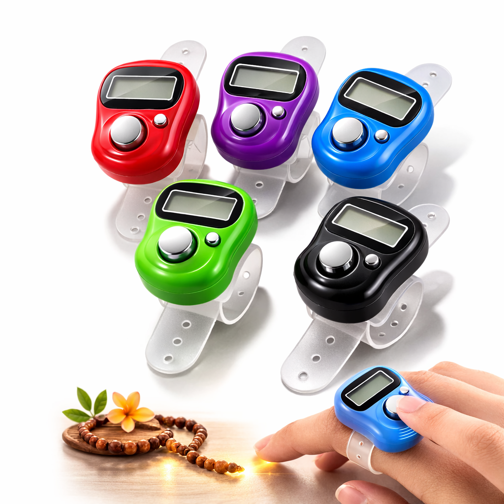 Raw Digital Electronic Mini Finger-Ring Tally Counter (Pack of 3)