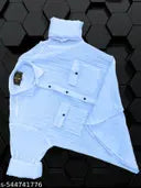 Men Primium &amp; Stylish Popcorn Shirt With Double Pocket