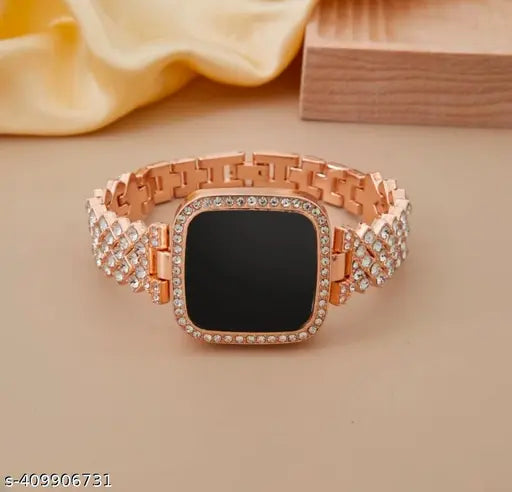 &nputhak rose gold digital girls watch