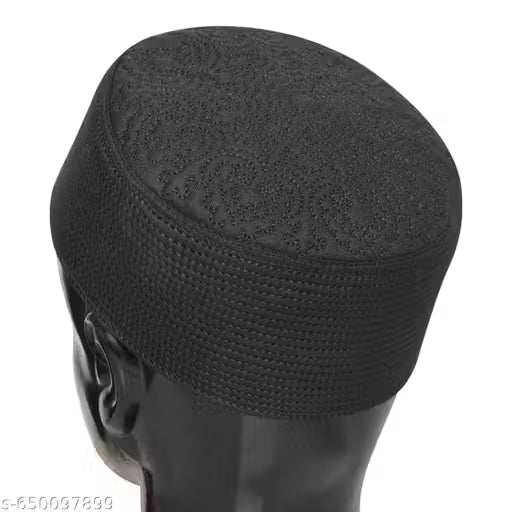 🕌 JJ Namaz Muslim Cap Topi — Cotton Prayer Cap for Men