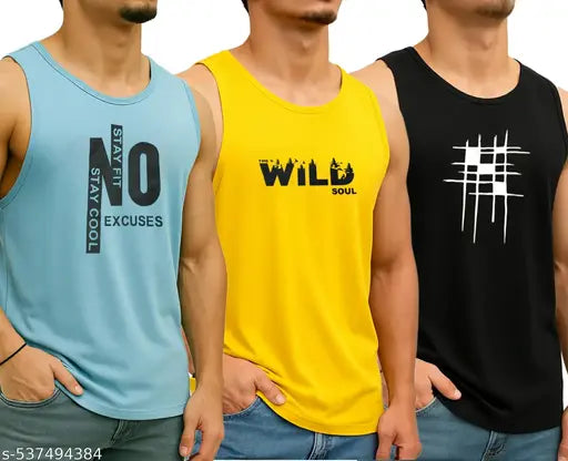 Gym vest for men 3 combo