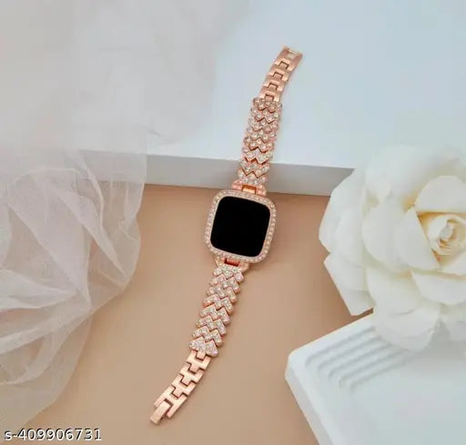 &nputhak rose gold digital girls watch