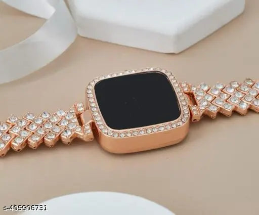 &nputhak rose gold digital girls watch
