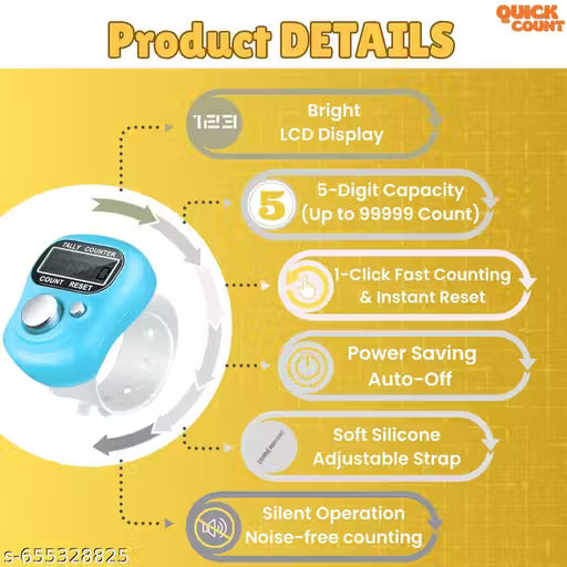 ✨ 5 PCS Digital Tally Counter Jaap Counter