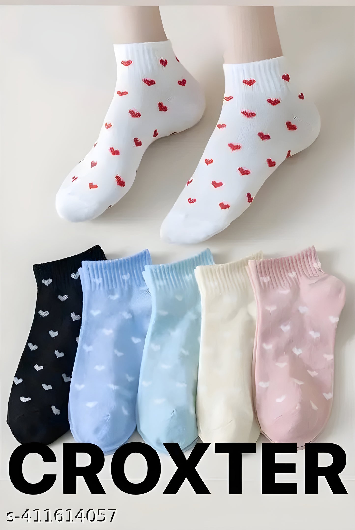 Colorful Ankle Length Socks for Girls &amp; Women – Pack of 5