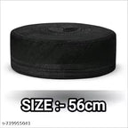 🕌 Firoz Black Cotton Kufi — Embroidered Islamic Prayer Cap