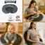 GoldenHub Baby Feeding Pillow with Head Support pillow | Velvet cover &amp; inner cover Breastfeeding Pillow for Newborn | Microfiber Filling | Adjustable Belt | Multipurpose Baby Pillow for Tummy Time, Bottle Feeding, Flat Head Prevention